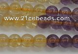 CAN102 15.5 inches 6mm round ametrine beads wholesale