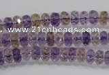 CAN15 15.5 inches 4*6mm faceted rondelle natural ametrine beads