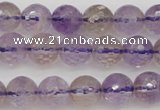 CAN152 15.5 inches 8mm faceted round natural ametrine beads