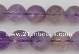 CAN153 15.5 inches 10mm faceted round natural ametrine beads