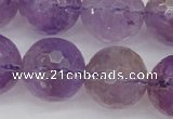 CAN156 15.5 inches 16mm faceted round natural ametrine beads