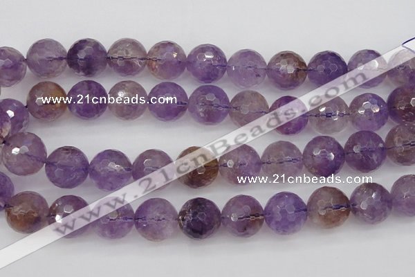 CAN156 15.5 inches 16mm faceted round natural ametrine beads