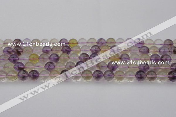 CAN168 15.5 inches 10mm round natural ametrine beads wholesale