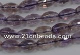 CAN19 15.5 inches 8*12mm faceted rice natural ametrine beads