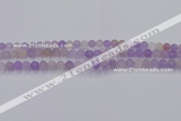 CAN200 15.5 inches 4mm round matte ametrine beads wholesale