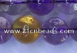 CAN223 15.5 inches 12mm round ametrine gemstone beads wholesale