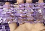 CAN235 15.5 inches 8*12mm faceted oval ametrine beads wholesale