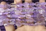 CAN236 15.5 inches 10*14mm faceted oval ametrine beads wholesale