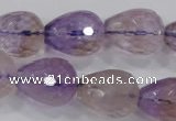 CAN25 15.5 inches 15*20mm faceted teardrop natural ametrine beads