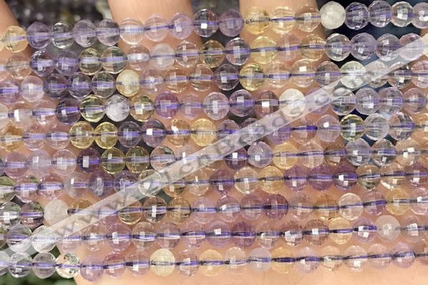 CAN251 15.5 inches 5mm pumpkin ametrine gemstone beads