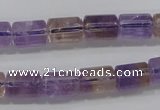 CAN27 15.5 inches 8*12mm column natural ametrine gemstone beads