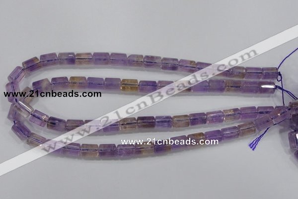 CAN27 15.5 inches 8*12mm column natural ametrine gemstone beads