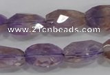 CAN29 15.5 inches 15*20mm faceted nugget natural ametrine beads