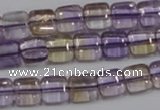 CAN36 15.5 inches 10*10mm square natural ametrine gemstone beads