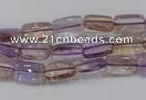 CAN37 15.5 inches 8*12mm rectangle natural ametrine gemstone beads