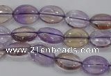 CAN47 15.5 inches 8*12mm oval natural ametrine gemstone beads