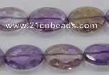 CAN57 15.5 inches 15*20mm faceted oval natural ametrine beads