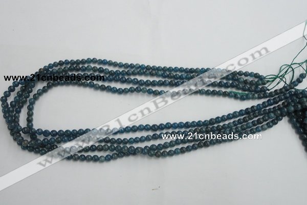 CAP201 15.5 inches 4mm round natural apatite gemstone beads