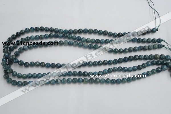 CAP202 15.5 inches 6mm round natural apatite gemstone beads