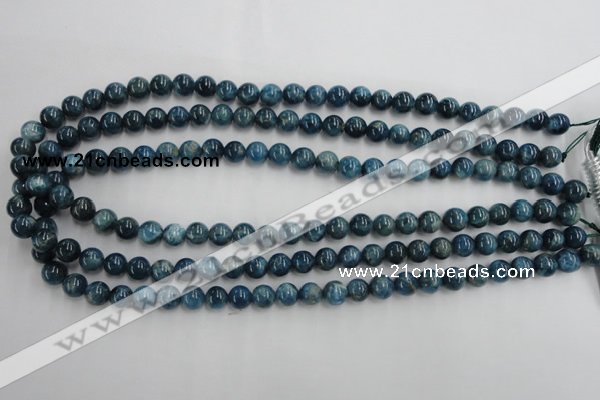 CAP203 15.5 inches 8mm round natural apatite gemstone beads