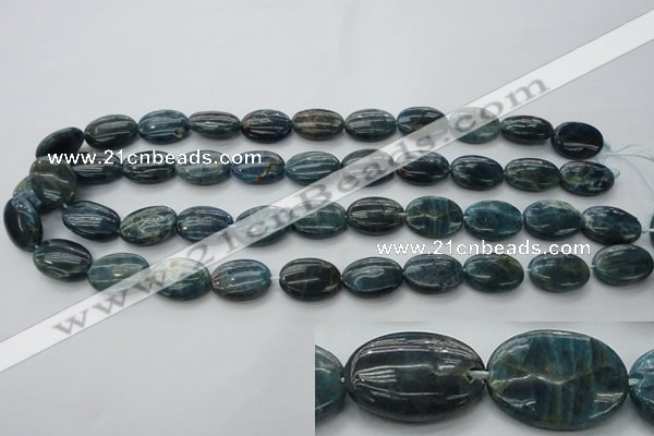 CAP323 15.5 inches 13*18mm oval natural apatite gemstone beads