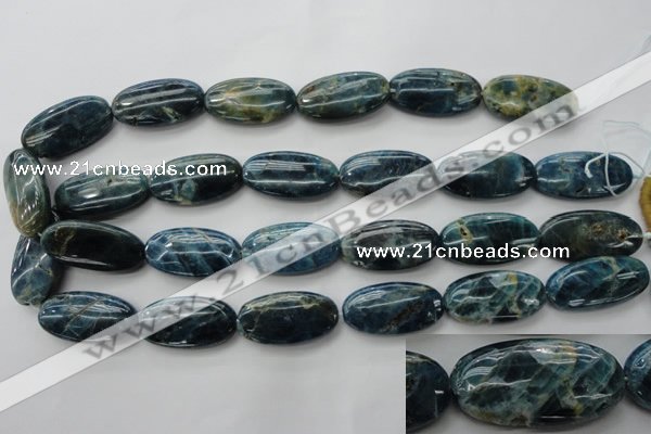 CAP326 15.5 inches 15*30mm oval natural apatite gemstone beads