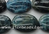 CAP327 15.5 inches 22*30mm oval natural apatite gemstone beads