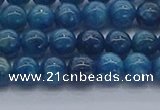 CAP361 15.5 inches 6mm round apatite gemstone beads wholesale