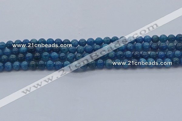 CAP361 15.5 inches 6mm round apatite gemstone beads wholesale