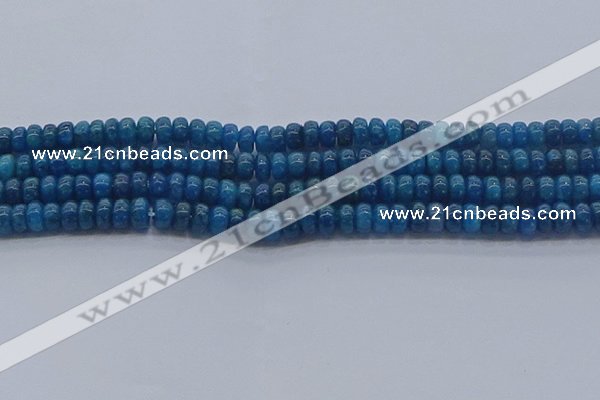 CAP369 15.5 inches 4*6mm rondelle apatite gemstone beads