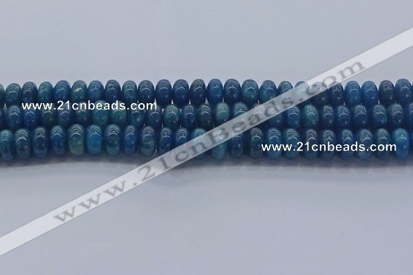 CAP371 15.5 inches 6*10mm rondelle apatite gemstone beads