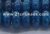 CAP373 15.5 inches 8*14mm rondelle apatite gemstone beads