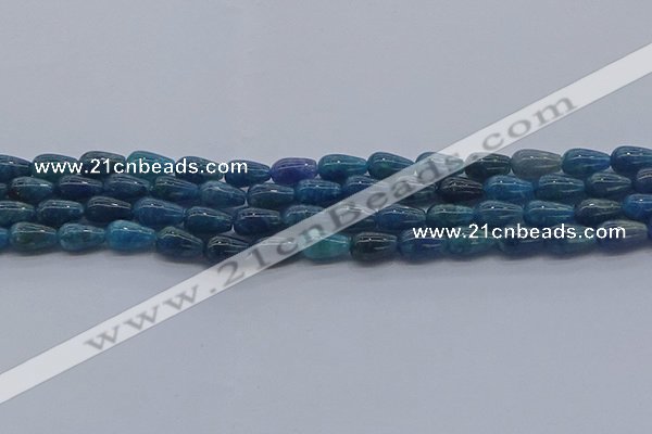 CAP375 15.5 inches 6*10mm teardrop apatite gemstone beads