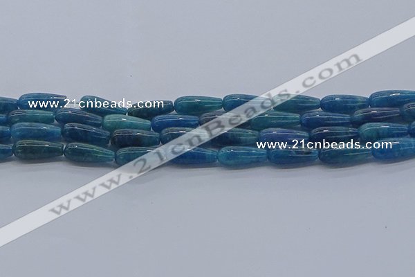 CAP376 15.5 inches 6*16mm teardrop apatite gemstone beads