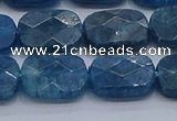 CAP396 15.5 inches 10*14mm faceted rectangle apatite gemstone beads