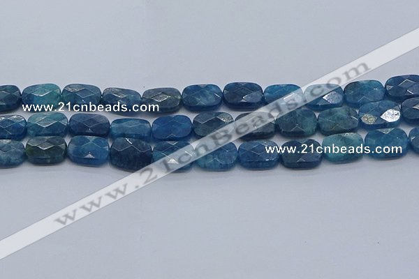 CAP396 15.5 inches 10*14mm faceted rectangle apatite gemstone beads