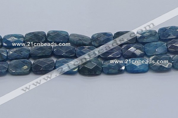 CAP399 15.5 inches 15*20mm faceted rectangle apatite gemstone beads