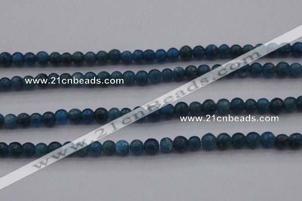 CAP400 15.5 inches 4mm round A grade natural apatite beads
