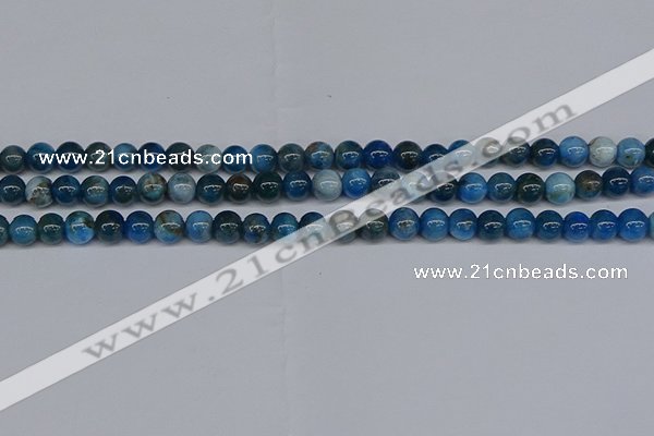 CAP411 15.5 inches 6mm round apatite gemstone beads wholesale