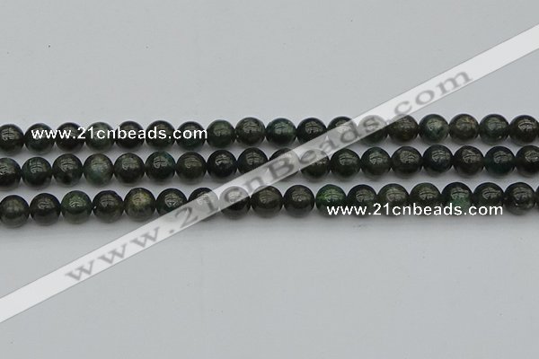 CAP512 15.5 inches 8mm round green apatite gemstone beads