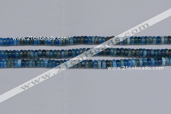 CAP526 15.5 inches 3*5mm rondelle apatite gemstone beads