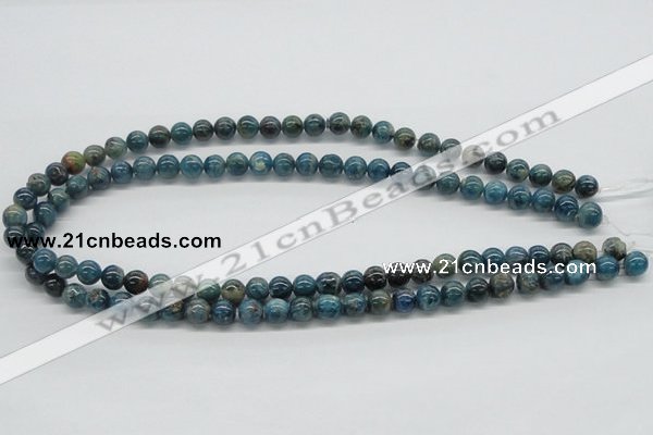 CAP53 15.5 inches 8mm round dyed apatite gemstone beads wholesale