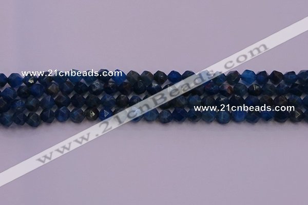 CAP561 15.5 inches 6mm faceted nuggets apatite gemstone beads