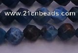 CAP562 15.5 inches 8mm faceted nuggets apatite gemstone beads