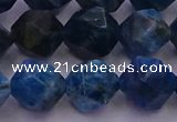 CAP564 15.5 inches 12mm faceted nuggets apatite gemstone beads