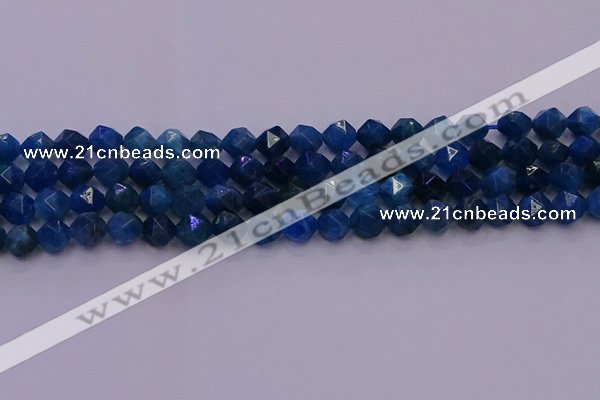 CAP571 15.5 inches 6mm faceted nuggets apatite gemstone beads