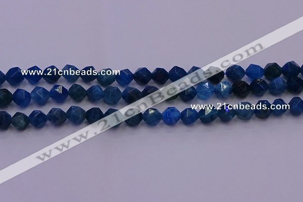 CAP572 15.5 inches 8mm faceted nuggets apatite gemstone beads