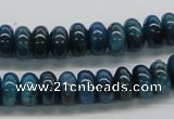 CAP58 15.5 inches 6*10mm rondelle dyed apatite gemstone beads wholesale