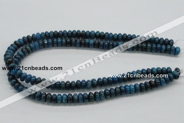 CAP58 15.5 inches 6*10mm rondelle dyed apatite gemstone beads wholesale