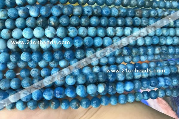 CAP588 15.5 inches 6mm round apatite gemstone beads